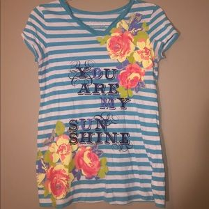 🛍💖Mossimo Supply Co. Striped Graphic Tee💖